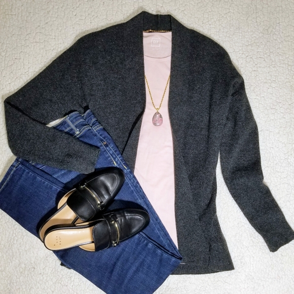 Banana Republic Ribbed Wool & Cashmere Cardigan - Picture 8 of 8